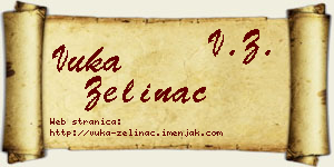 Vuka Zelinac vizit kartica